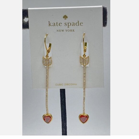 kate spade Romantic Rocks Linear Earrings NWT - Picture 1 of 3
